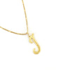 LAVISH Initial Pendant Necklace - Gold Filled