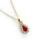 RUBY Pendant Necklace - Gold Filled