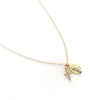 FREEDOM Double Pendant Necklace - Gold Filled