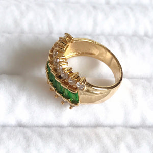 NAOMI EMERALD Ring - Gold Filled