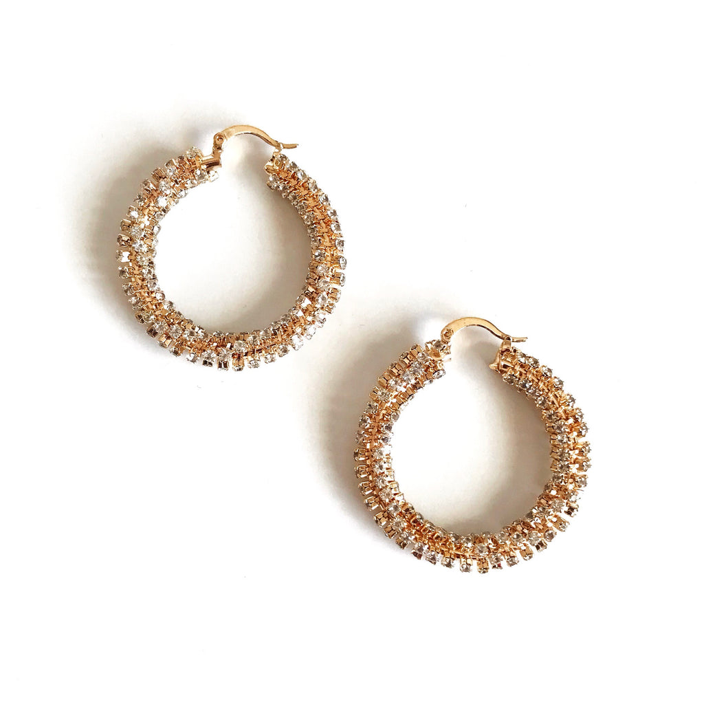 HALO Hoop Earrings - Gold Filled