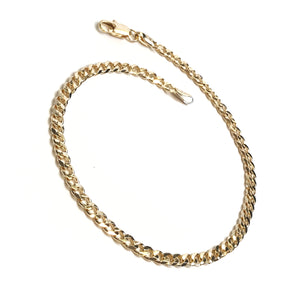 Cuban Link Anklet - Gold Filled