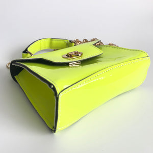 NEON GLOW Mini Satchel Handbag