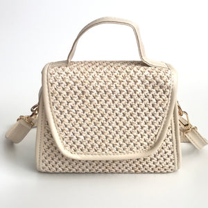 SEA BREEZE Woven Clutch Handbag