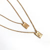 SAINT Double Layered Necklace Set - Gold Filled