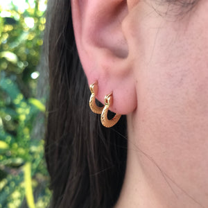 DEMURE Mini Hoop Earrings - Gold Filled